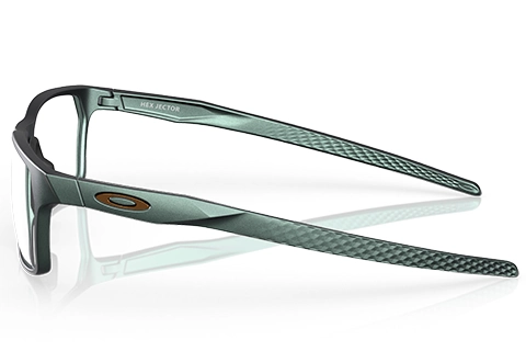 Oakley Hex Jector OX8032 07 55 Dark Matte Silver/Blue Colorshift