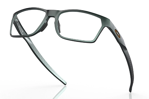 Oakley Hex Jector OX8032 07 55 Dark Matte Silver/Blue Colorshift
