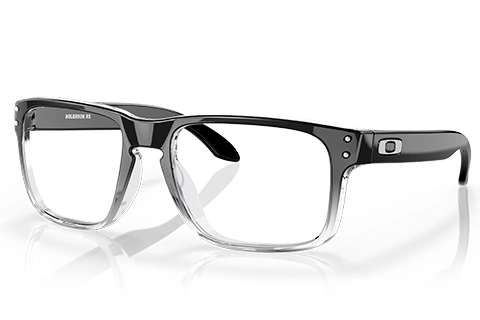 Oakley Holbrook RX OX8156 815606 56 Polished Black Clear Fade
