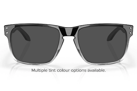 Oakley Holbrook RX OX8156 815606 56 Polished Black Clear Fade
