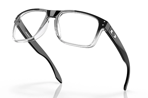 Oakley Holbrook RX OX8156 815606 56 Polished Black Clear Fade