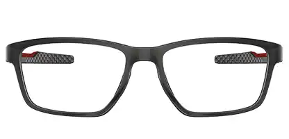 Metalink 0OX8153 815305 Satin Grey Smoke 53 - Rectangle Glasses