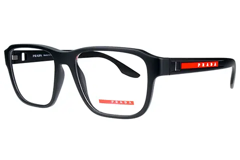 Prada Linea Rossa PS 04NV DG01O1 Rubber Black