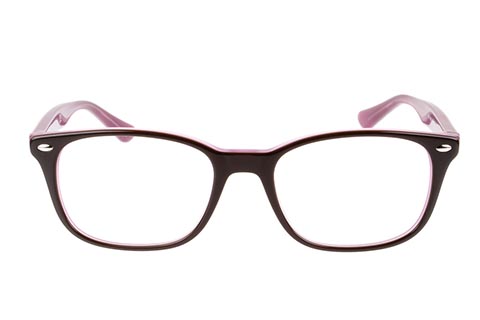 Ray-Ban RX5375 2126 53 Top Brown On Opal Pink