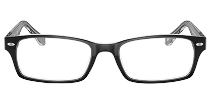 0RX5206 2034 Black on Transparent 52
