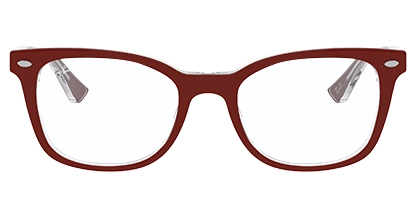 0RX5285 5738 Bordeaux on Transparent 53