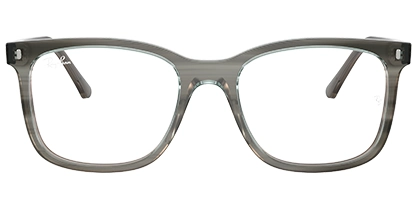 0RX5446 8453 Striped Grey 53