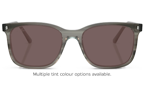 0RX5446 8453 Striped Grey 53