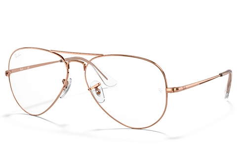Ray-Ban Aviator RX6489 3094 55 Rose Gold
