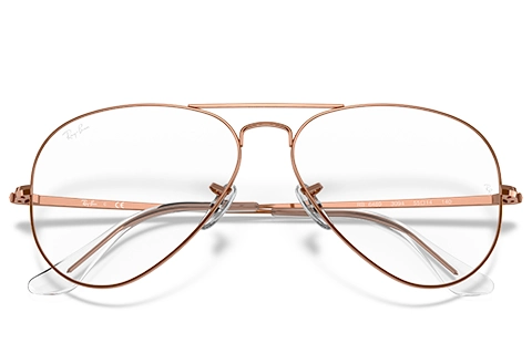 Ray-Ban Aviator RX6489 3094 55 Rose Gold