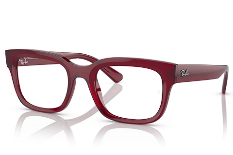 Ray-Ban Chad RX7217 8265 52 Transparent Red