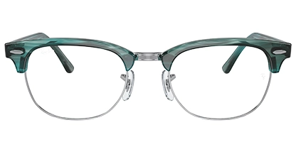 Ray-Ban Clubmaster RB5154 8377 51 Striped Green