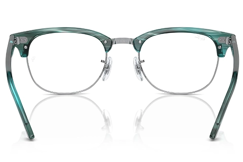 Ray-Ban Clubmaster RB5154 8377 51 Striped Green