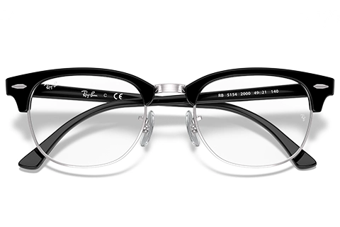 Ray-Ban Clubmaster RX5154 2000 53 Black