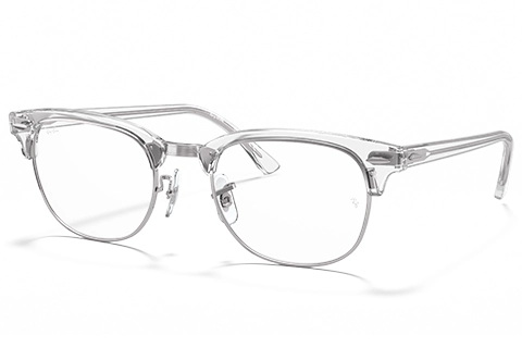 Ray-Ban Clubmaster RX5154 2001 49 White Transparent