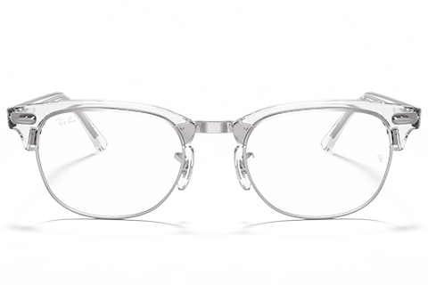Ray-Ban Clubmaster RX5154 2001 49 White Transparent