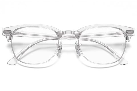Ray-Ban Clubmaster RX5154 2001 49 White Transparent