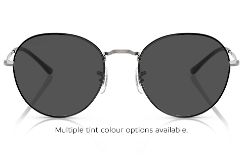 Ray-Ban David RX3582V 3179 49 Black on Gunmetal