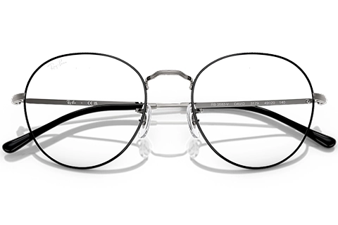 Ray-Ban David RX3582V 3179 49 Black on Gunmetal