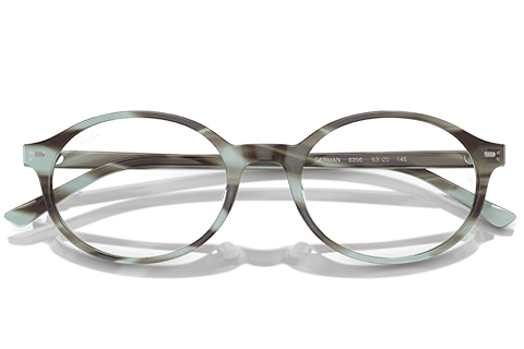 Ray-Ban German RX5429 8356 51 Striped Green