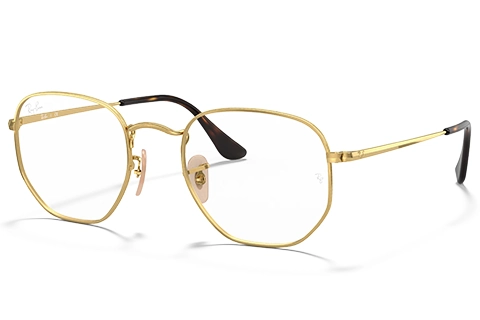 Ray-Ban Hexagonal RX6448 2500 51 Gold