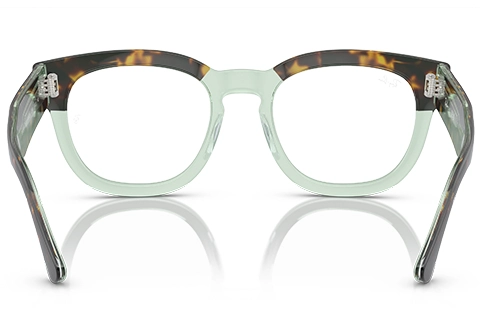 Ray-Ban Mega Hawkeye RX0298V 8249 50 Havana on Transparent Green