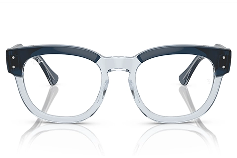 Ray-Ban Mega Hawkeye RX0298V 8324 50 Blue on Transparent Blue