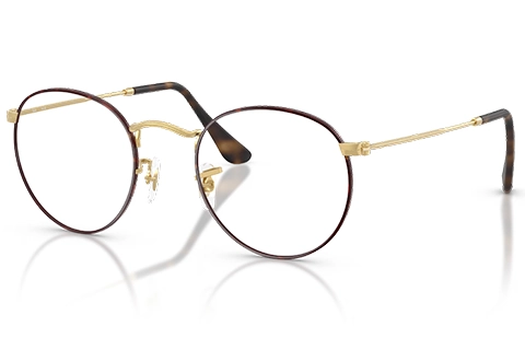 Ray-Ban RX3447V 3188 50 Polished Matte Havana on Matte Arista Gold