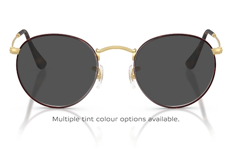 Ray-Ban RX3447V 3188 50 Polished Matte Havana on Matte Arista Gold