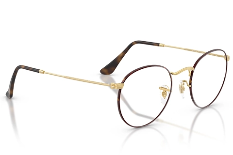 Ray-Ban RX3447V 3188 50 Polished Matte Havana on Matte Arista Gold