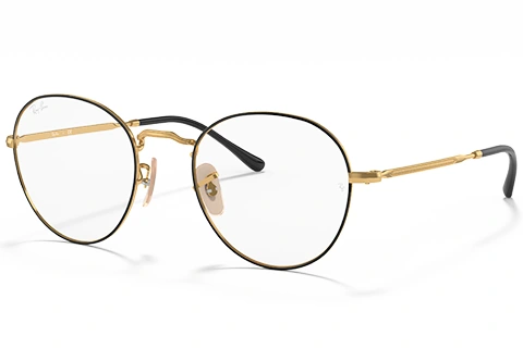 Ray-Ban RX3582V 2946 Black on Gold 49