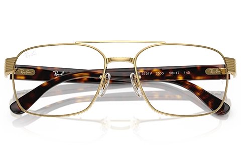 Ray-Ban RX3751V 2500 56 Arista Gold