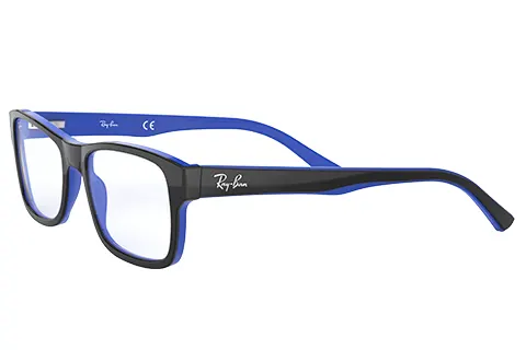 Ray-Ban RX5268 2012 Black on Blue 52