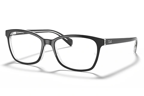 Ray-Ban RX5362 2034 Black on Transparent 52