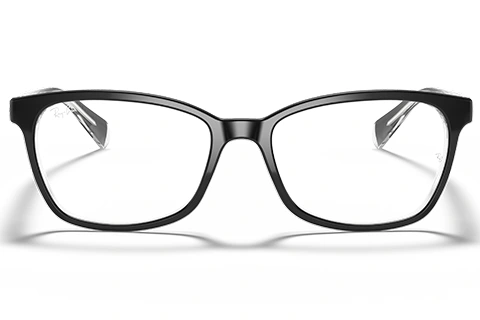 Ray-Ban RX5362 2034 Black on Transparent 54