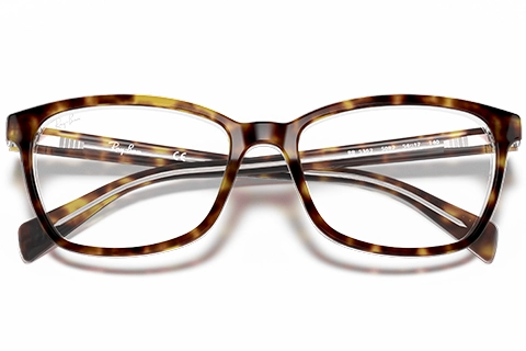Ray-Ban RX5362 5082 52 Havana On Transparent