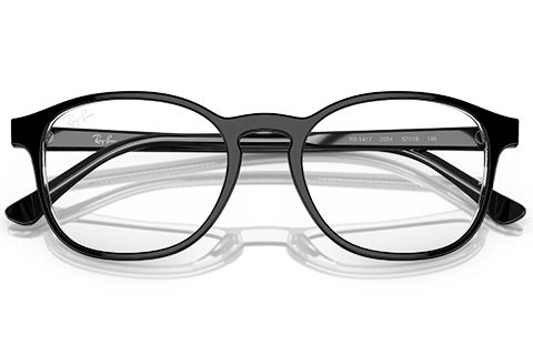 Ray-Ban RX5417 2034 Black on Transparent 50