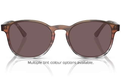 Ray-Ban RX5417 8251 50 Striped Brown and Red