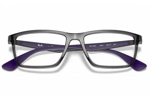 Ray-Ban RX7056 5814 53 Transparent Grey