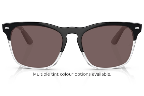Ray-Ban Steve RX4487V 8193 54 Black on Transparent