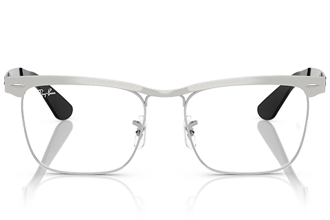 Ray-Ban Wayfarer Deluxe RX3875V 2538 53 Matte Sandblasted Silver