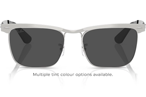 Ray-Ban Wayfarer Deluxe RX3875V 2538 53 Matte Sandblasted Silver