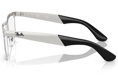 Ray-Ban Wayfarer Deluxe RX3875V 2538 53 Matte Sandblasted Silver