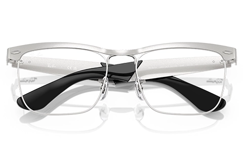 Ray-Ban Wayfarer Deluxe RX3875V 2538 53 Matte Sandblasted Silver