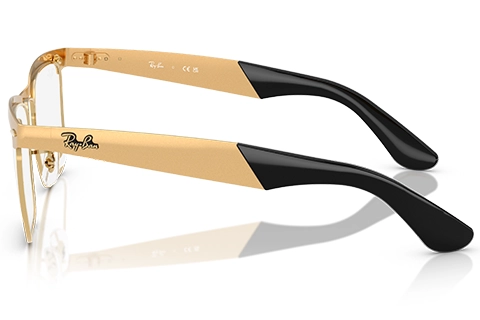 Ray-Ban Wayfarer Deluxe RX3875V 3191 53 Matte Sandblasted Legend Gold