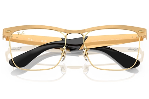 Ray-Ban Wayfarer Deluxe RX3875V 3191 53 Matte Sandblasted Legend Gold