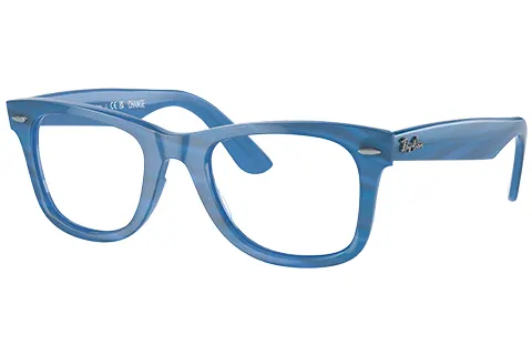 Ray-Ban Wayfarer Ease RX4340V 8384 50 Photo Striped Blue