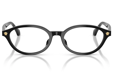Photos - Glasses & Contact Lenses Versace 0VE3393D GB1 Black 53 