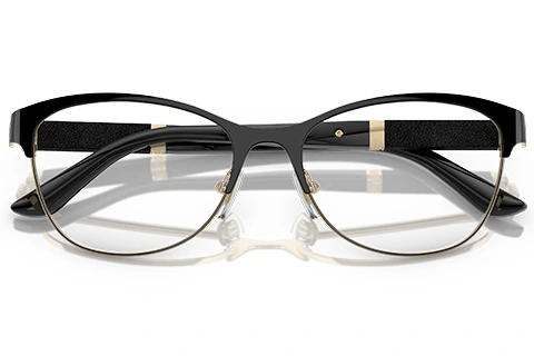 Versace VE1233Q 1366 Black/Pale Gold 53