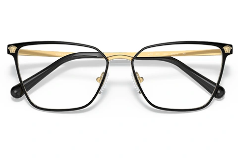 Versace VE1275 1433 Matte Black/Gold 54